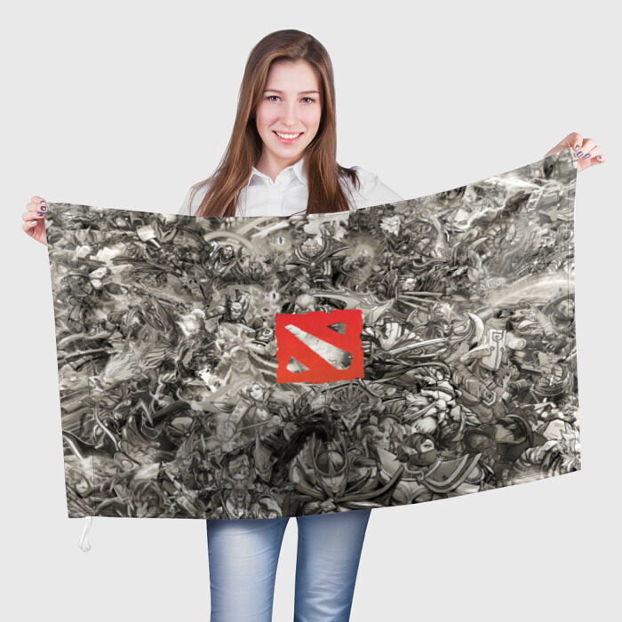 Флаг 3D Dota 2 фото