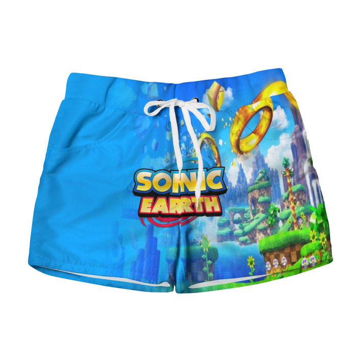 Женские шорты 3D SONIC EARTH фото