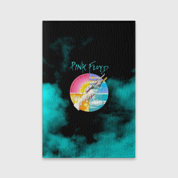 Обложка для паспорта матовая кожа Pink Floyd фото