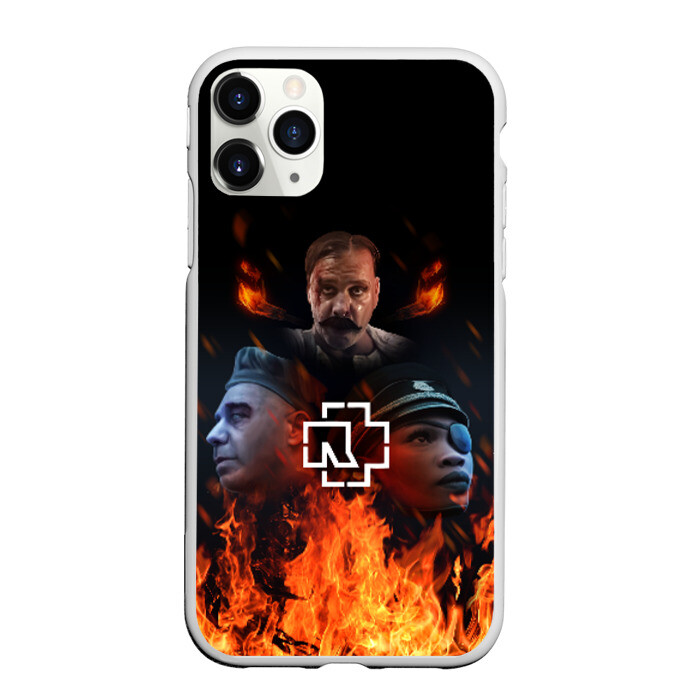 Чехол для iPhone 11 Pro матовый Rammstein фото