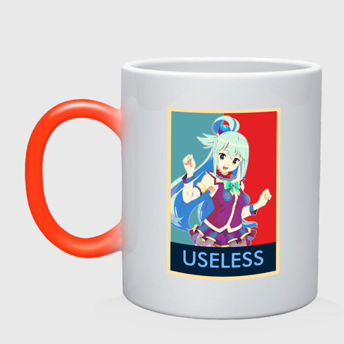 Кружка хамелеон Аква фото