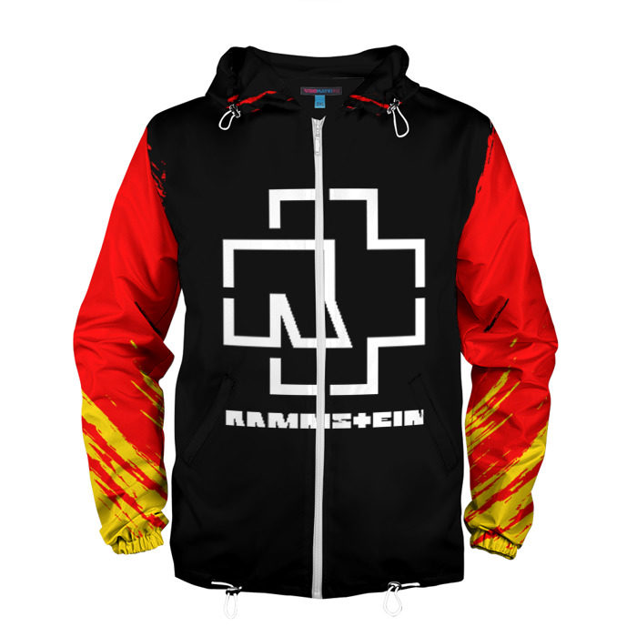 Мужская ветровка 3D RAMMSTEIN фото