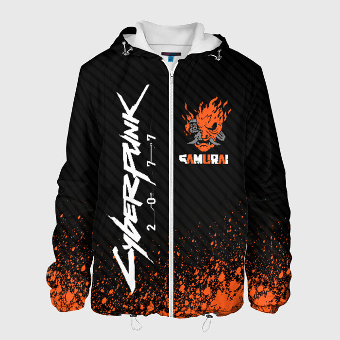 Мужская куртка 3D Cyberpunk 2077 (1) фото