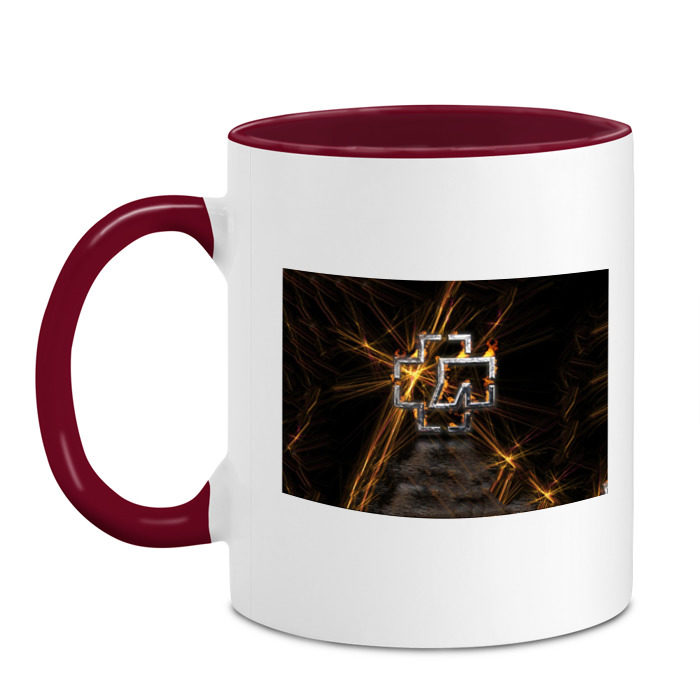 Кружка двухцветная Rammstein фото