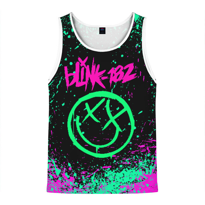 Мужская майка 3D BLINK-182 фото