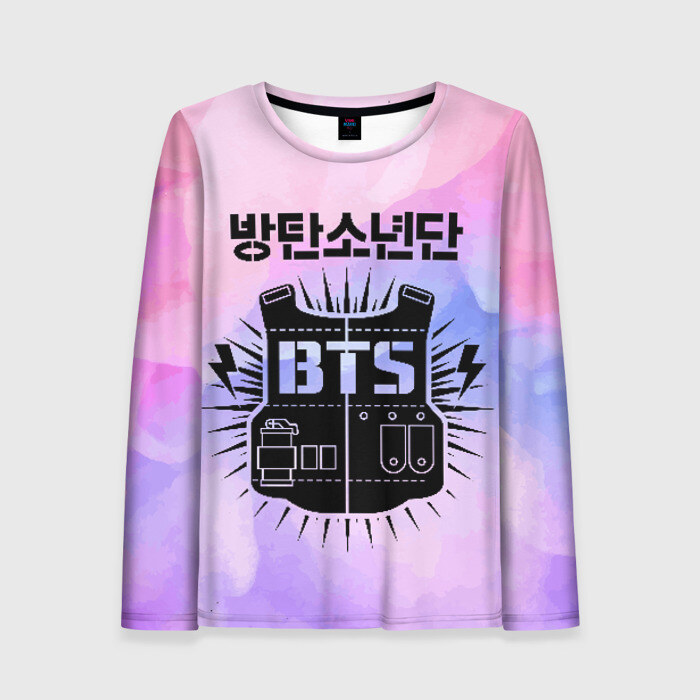 Женский лонгслив 3D BTS фото