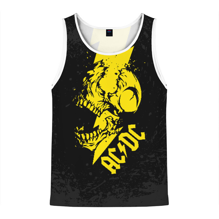 Мужская майка 3D AC DC HIGH VOLTAGE фото