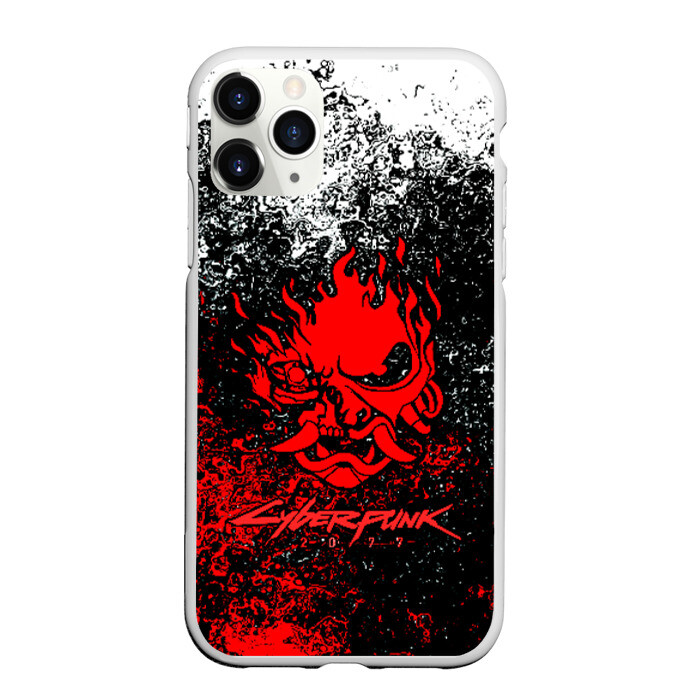 Чехол для iPhone 11 Pro матовый CYBERPUNK 2077 фото