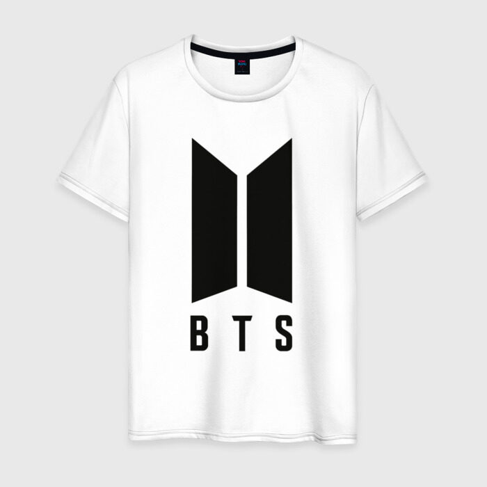 Мужская футболка хлопок BTS (+ на спине) фото