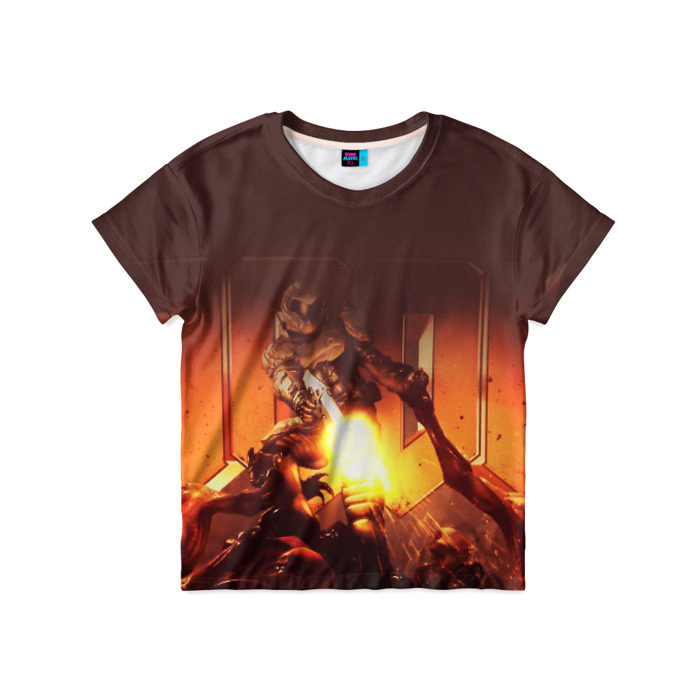 Детская футболка 3D DOOM фото