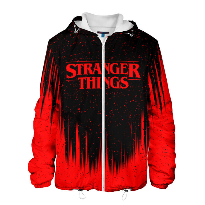 Мужская куртка 3D STRANGER THINGS фото