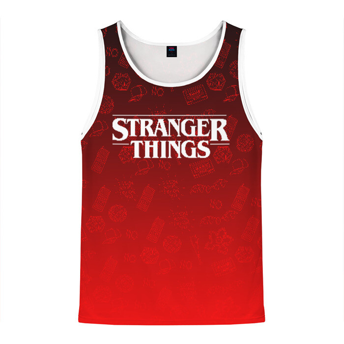 Мужская майка 3D STRANGER THINGS фото