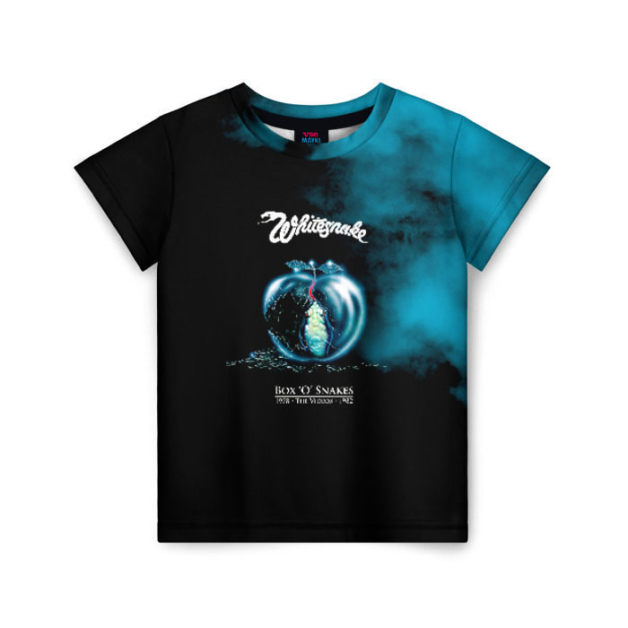 Детская футболка 3D WHITESNAKE фото