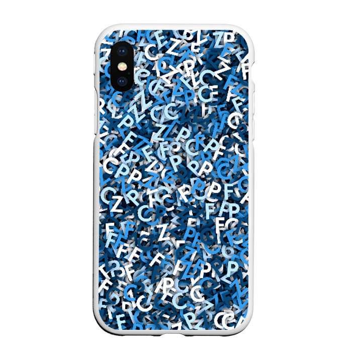 Чехол для iPhone XS Max матовый FCZP фото