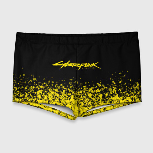 Мужские купальные плавки 3D Cyberpunk 2077 фото