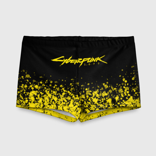 Детские купальные плавки 3D Cyberpunk 2077 фото