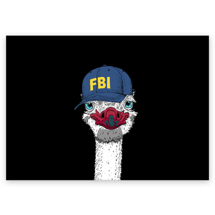 Поздравительная открытка FBI фото