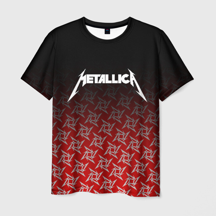 Мужская футболка 3D METALLICA фото