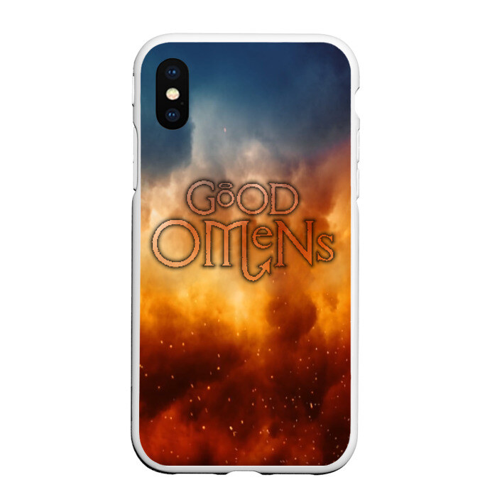 Чехол для iPhone XS Max матовый Good Omens фото