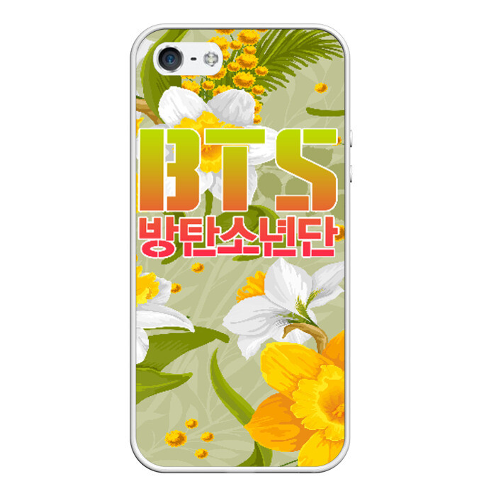 Чехол для iPhone 5/5S матовый BTS фото