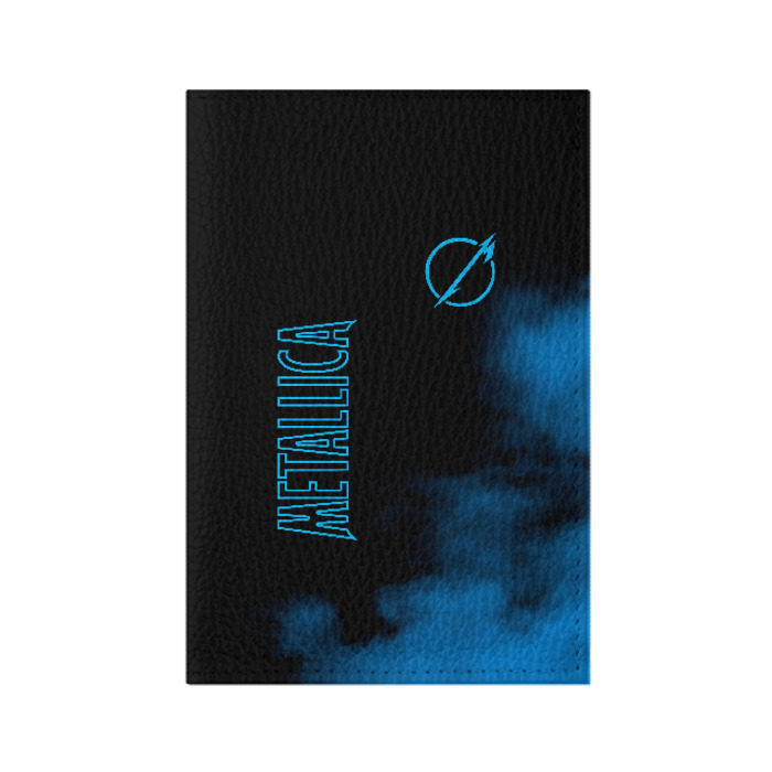 Обложка для паспорта матовая кожа Metallica фото