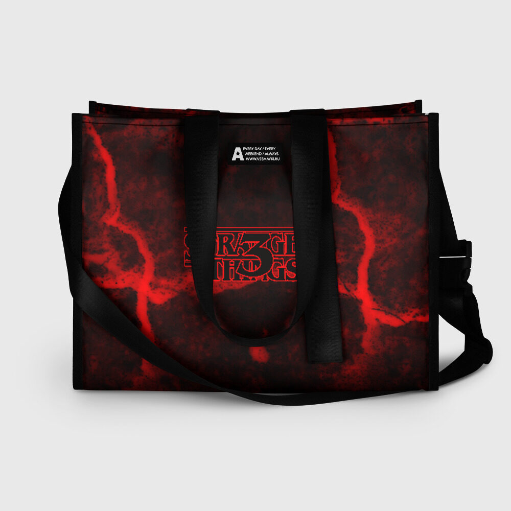 Сумка-шоппер 3D STRANGER THINGS фото