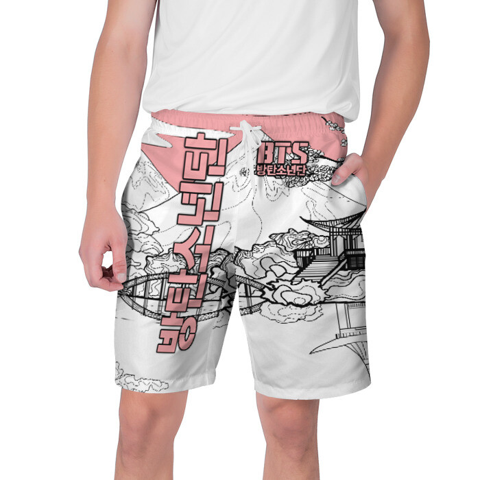 Мужские шорты 3D BTS фото