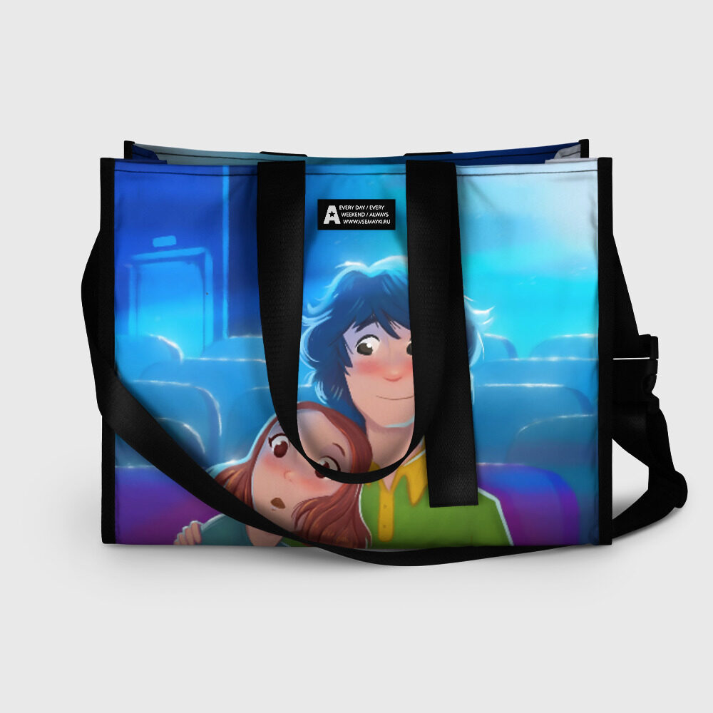 Сумка-шоппер 3D Очень странные дела фото