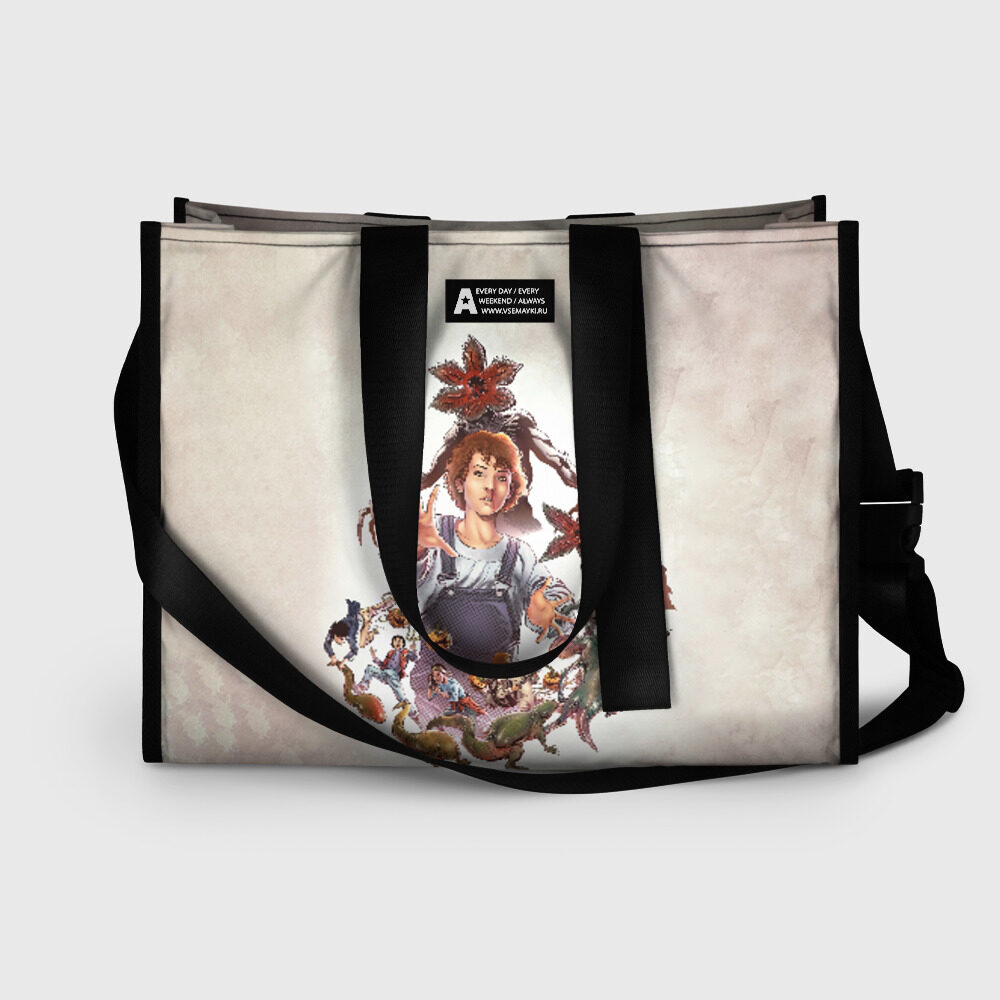 Сумка-шоппер 3D Очень странные дела фото