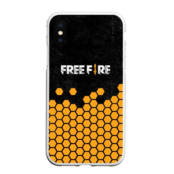 Чехол для iPhone XS Max матовый GARENA FREE FIRE фото