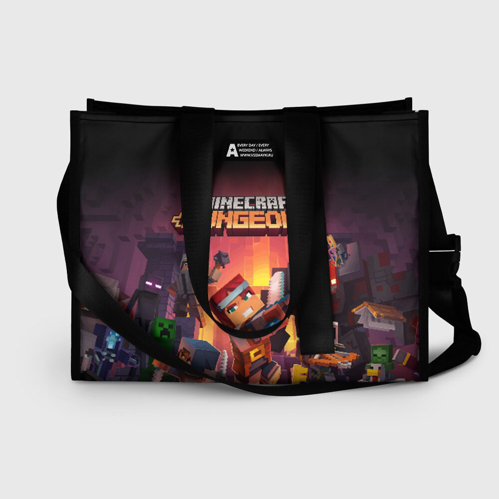 Сумка-шоппер 3D MINECRAFT Dungeons фото