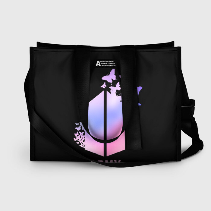 Сумка-шоппер 3D BTS ARMY фото