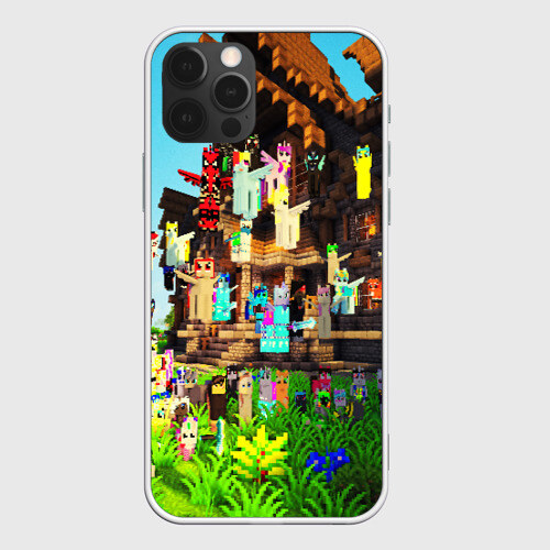 Чехол для iPhone 12 Pro Max MY LITTLE MINECRAFT фото