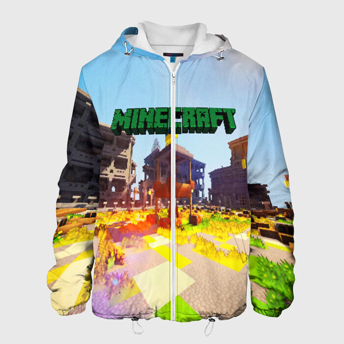 Мужская куртка 3D MINECRAFT фото