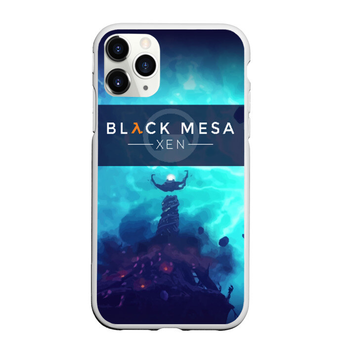 Чехол для iPhone 11 Pro матовый HALF-LIFE - Black Mesa XEN фото