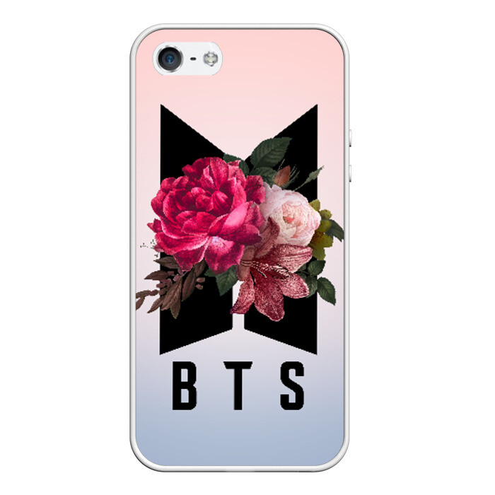 Чехол для iPhone 5/5S матовый BTS фото