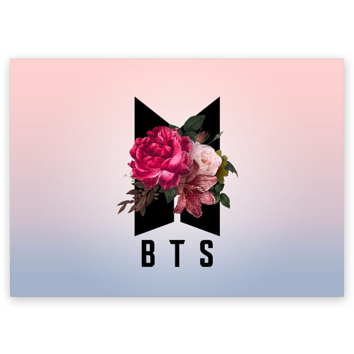 Поздравительная открытка BTS фото