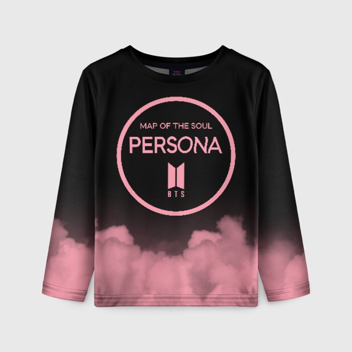 Детский лонгслив 3D BTS фото