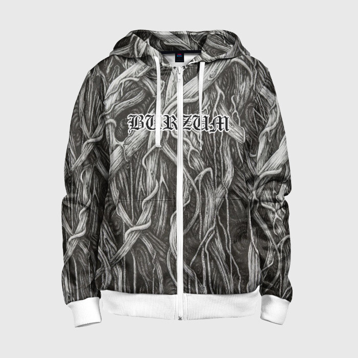 Детская толстовка 3D на молнии Burzum фото