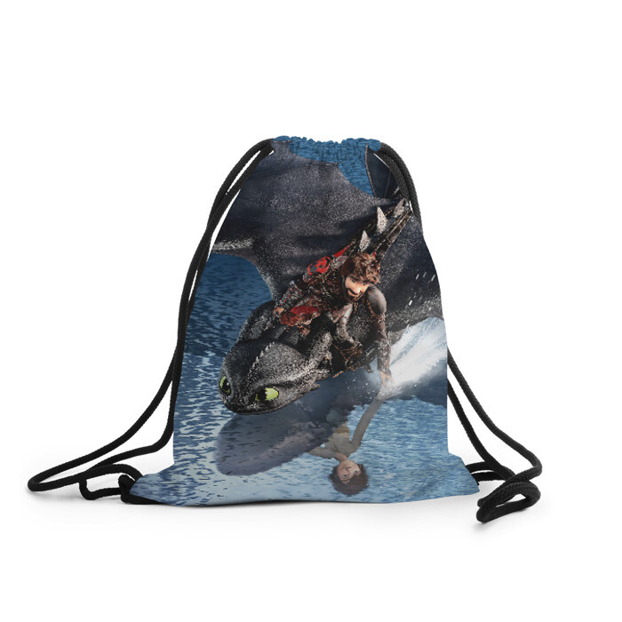 Рюкзак-мешок 3D ночная фурия фото