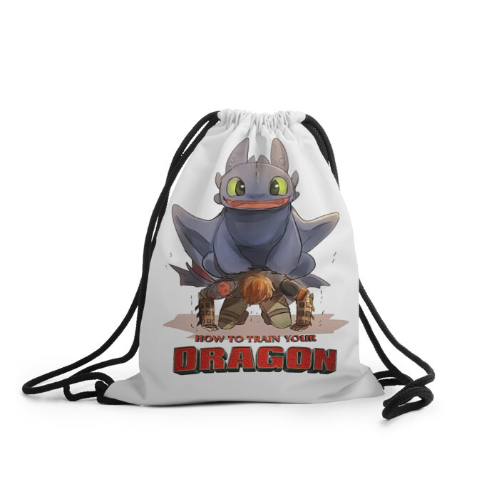 Рюкзак-мешок 3D ночная фурия фото