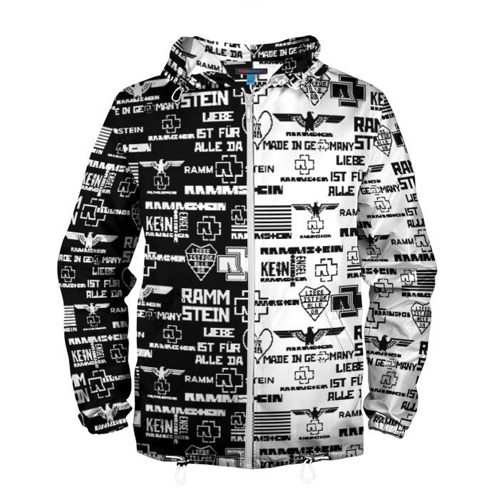 Мужская ветровка 3D RAMMSTEIN фото