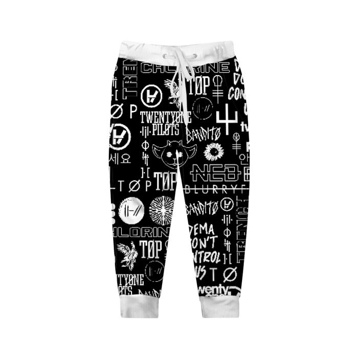 Детские брюки 3D TWENTY ONE PILOTS фото