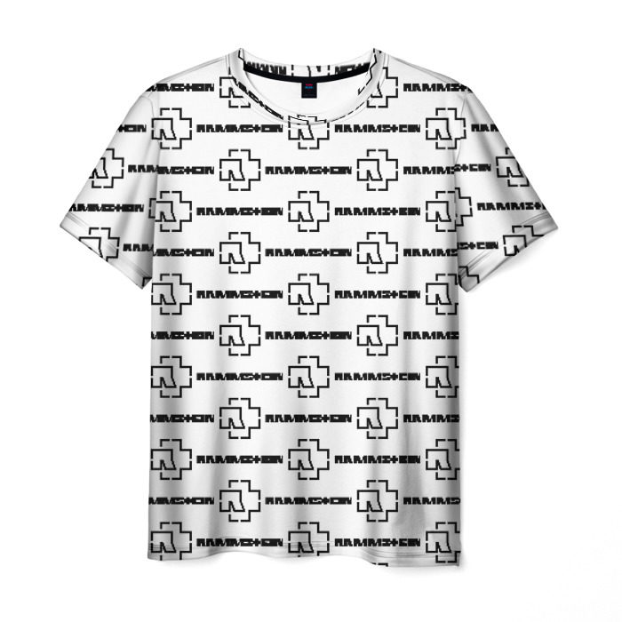 Мужская футболка 3D RAMMSTEIN фото