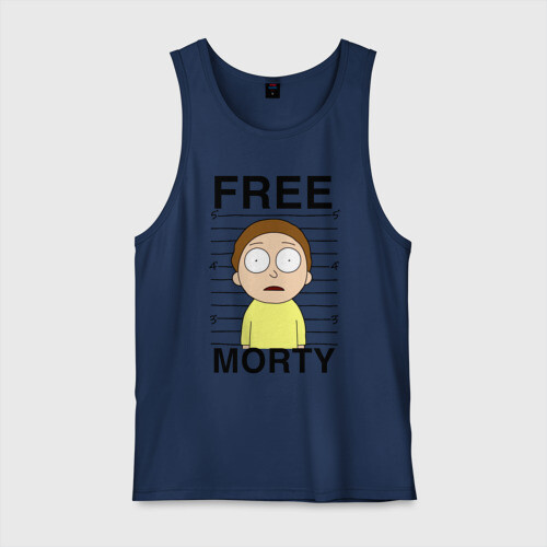 Мужская майка хлопок Free Morty фото