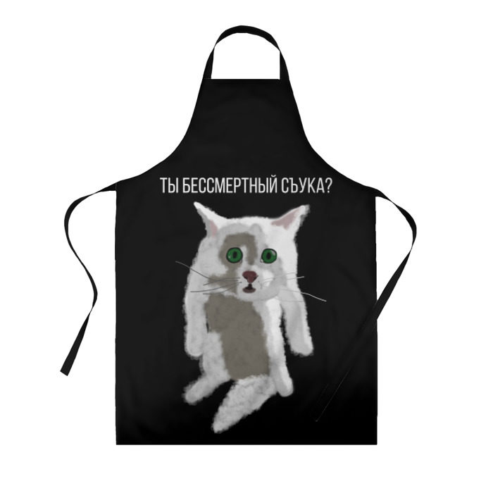 Фартук 3D Кот Гопник фото