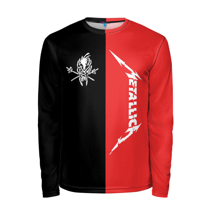 Мужской лонгслив 3D METALLICA фото