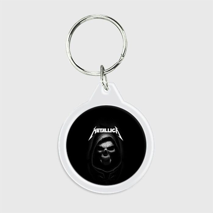 Брелок круглый Metallica фото