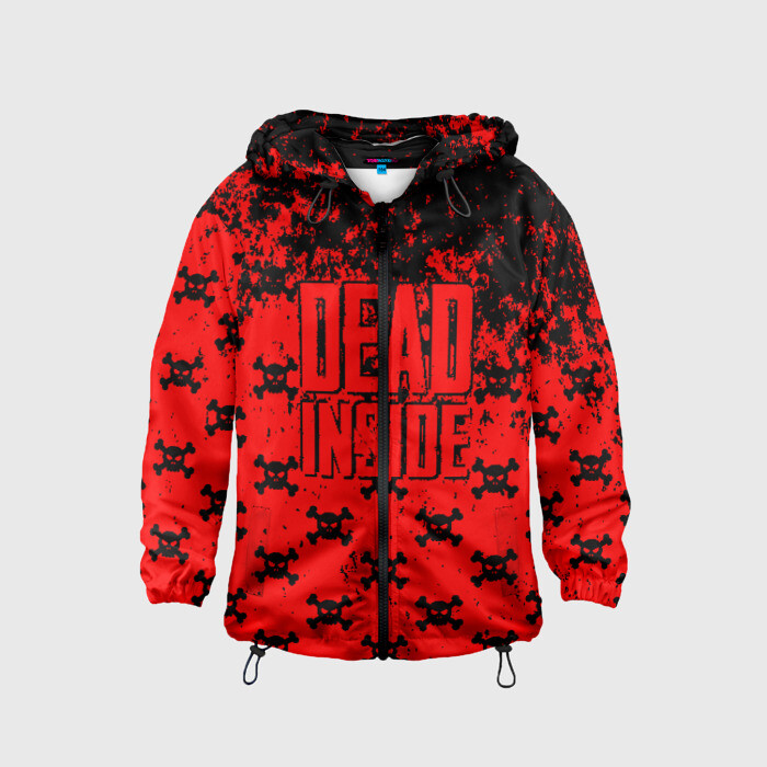 Детская ветровка 3D Dead Inside фото