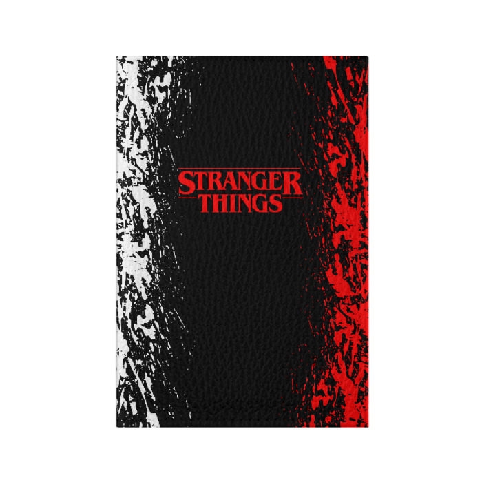 Обложка для паспорта матовая кожа STRANGER THINGS фото